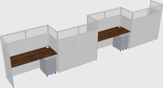 Rectangular cubicles