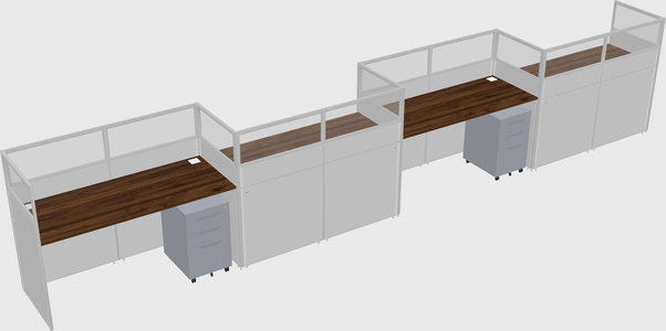 Rectangular cubicles