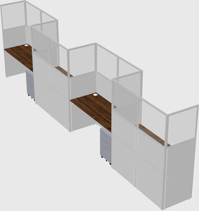 Rectangular cubicles