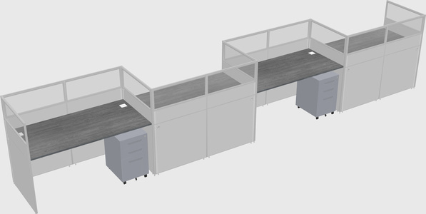 Rectangular cubicles