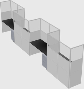 Cabines rectangulaires