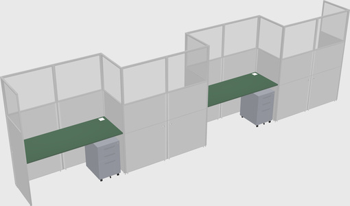 Rectangular cubicles