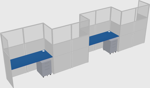 Rectangular cubicles