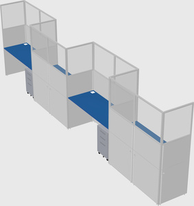 Rectangular cubicles