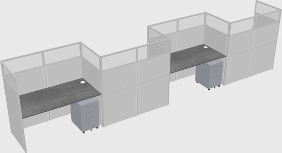Rectangular cubicles