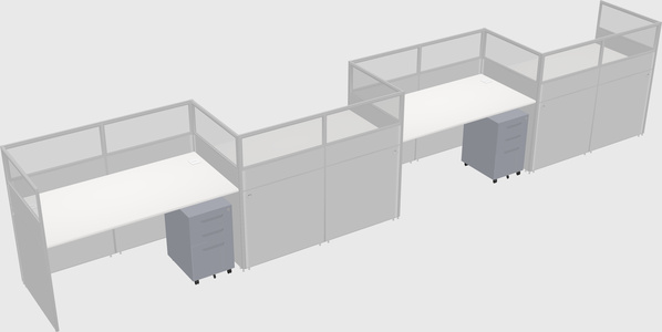 Rectangular cubicles