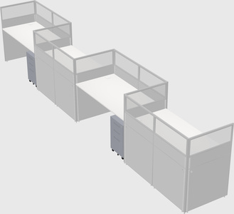 Rectangular cubicles