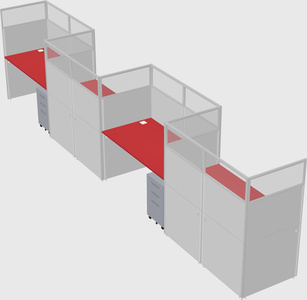 Rectangular cubicles