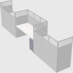 Rectangular cubicles