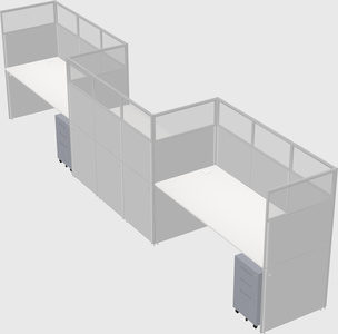 Rectangular cubicles