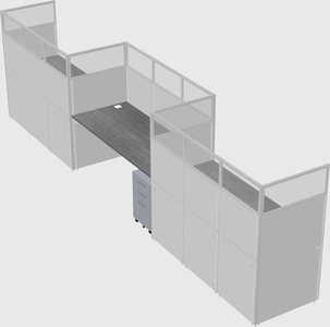 Rectangular cubicles