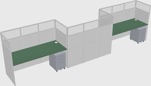Rectangular cubicles