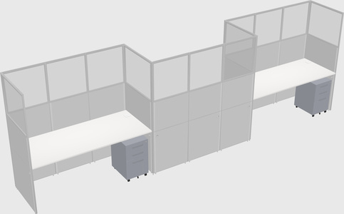 Rectangular cubicles