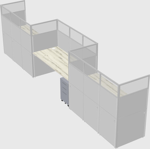 Rectangular cubicles