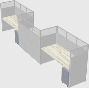 Rectangular cubicles