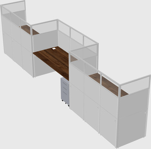 Rectangular cubicles