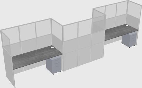 Rectangular cubicles