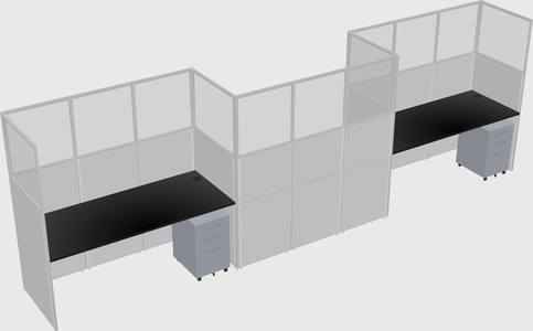 Rectangular cubicles