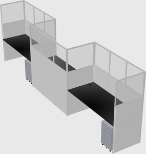 Rectangular cubicles