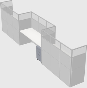 Rectangular cubicles