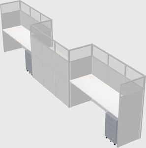 Rectangular cubicles