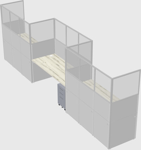 Rectangular cubicles