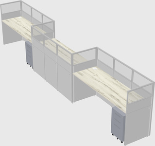 Rectangular cubicles