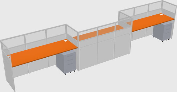 Rectangular cubicles