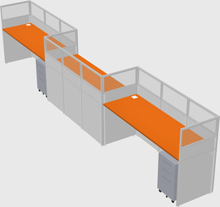 Rectangular cubicles