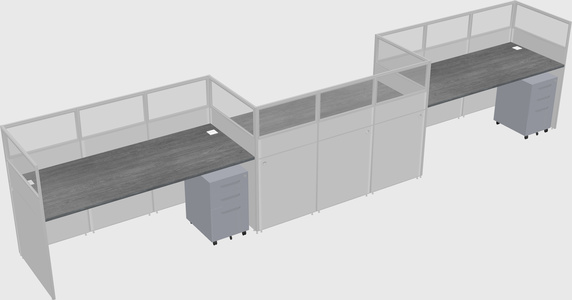 Rectangular cubicles