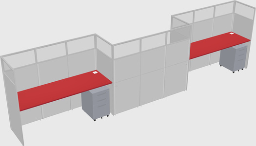 Rectangular cubicles
