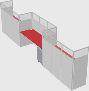 Rectangular cubicles