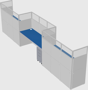 Rectangular cubicles