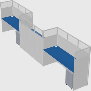 Rectangular cubicles