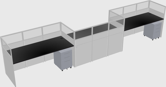 Rectangular cubicles