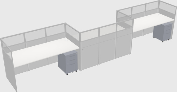 Cabines rectangulaires