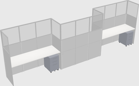Rectangular cubicles