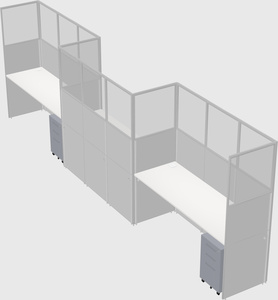 Rectangular cubicles