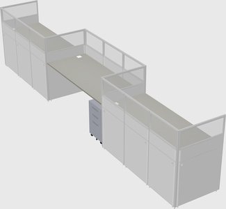 Rectangular cubicles