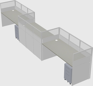 Rectangular cubicles