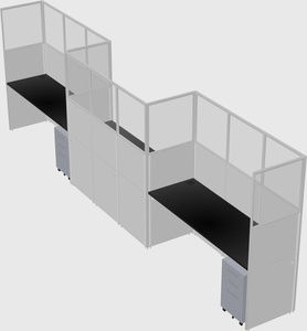 Rectangular cubicles