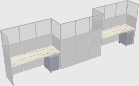 Rectangular cubicles