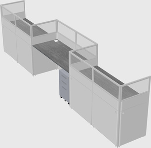 Rectangular cubicles