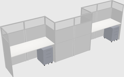 Rectangular cubicles