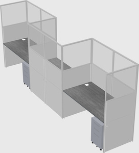 Rectangular cubicles