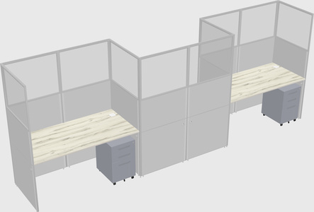 Rectangular cubicles