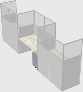 Rectangular cubicles