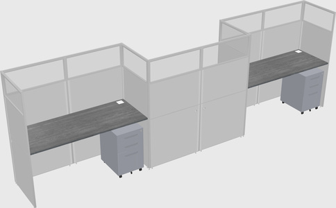 Rectangular cubicles