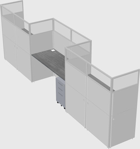 Rectangular cubicles