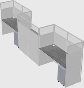 Rectangular cubicles